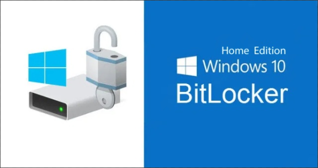 BitLocker system drive encryption on Windows 10 Home