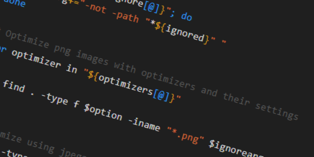 Image optimization for web pages with script